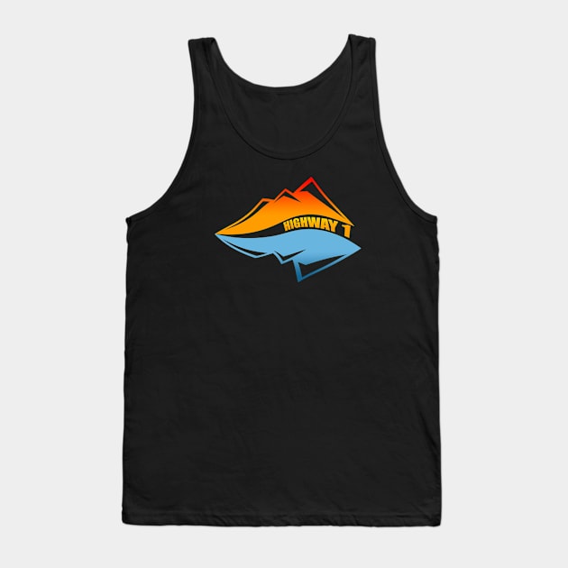 West Coast Road Trip Tank Top by pholange